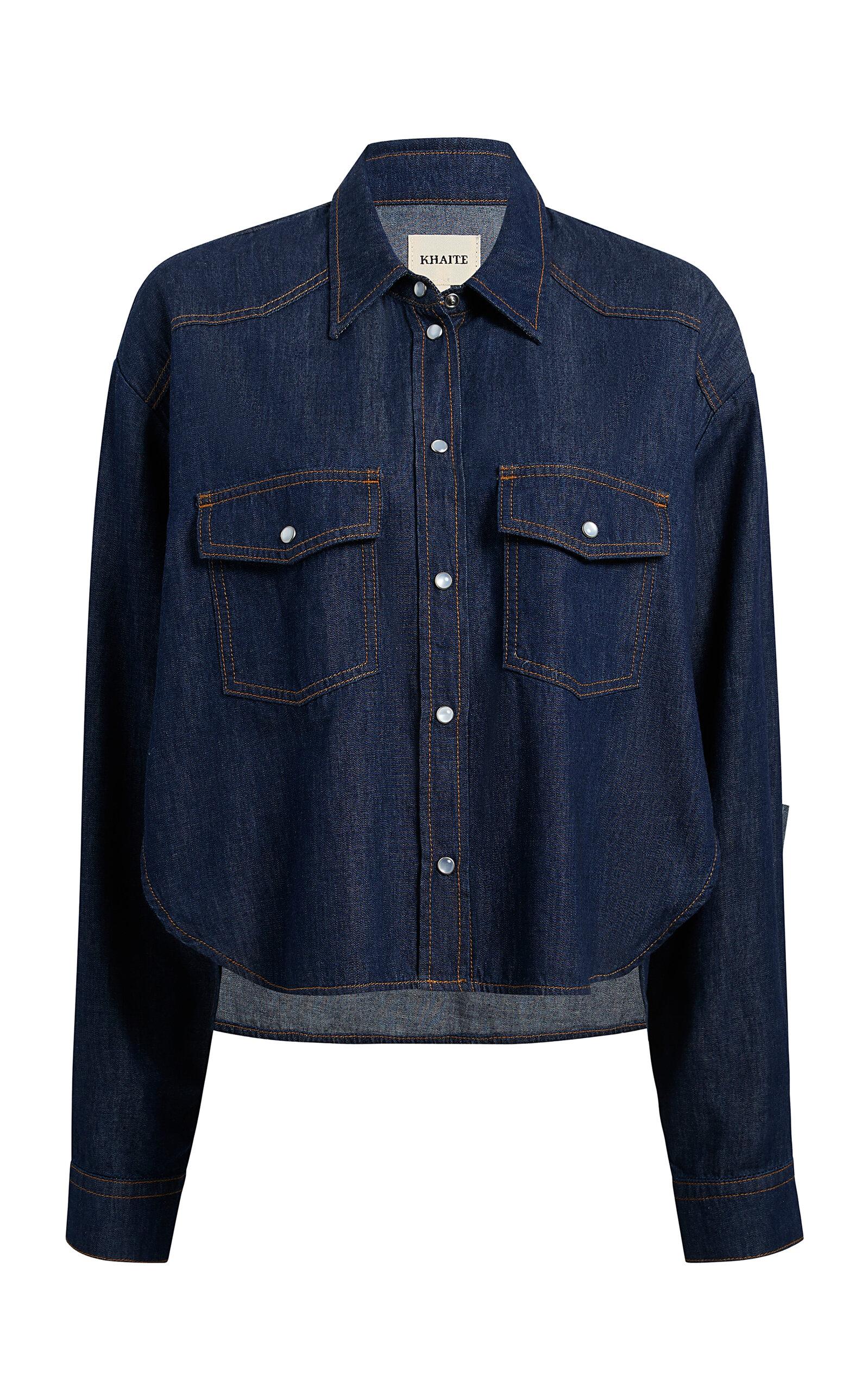 Khaite Grenon Chambray Shirt - Moda Operandi by KHAITE