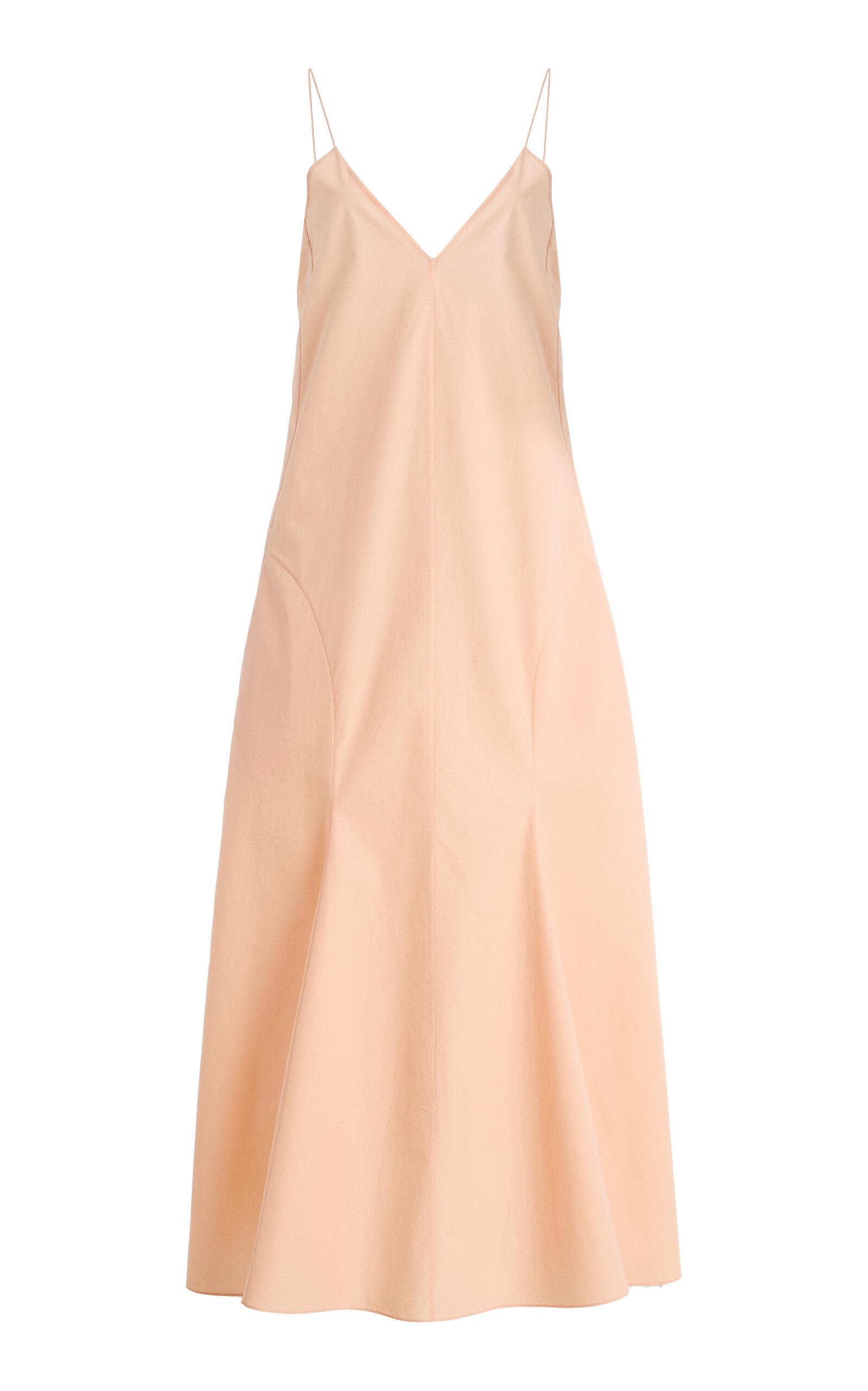 Khaite Iben Cotton-Poplin Maxi Dress - Moda Operandi by KHAITE