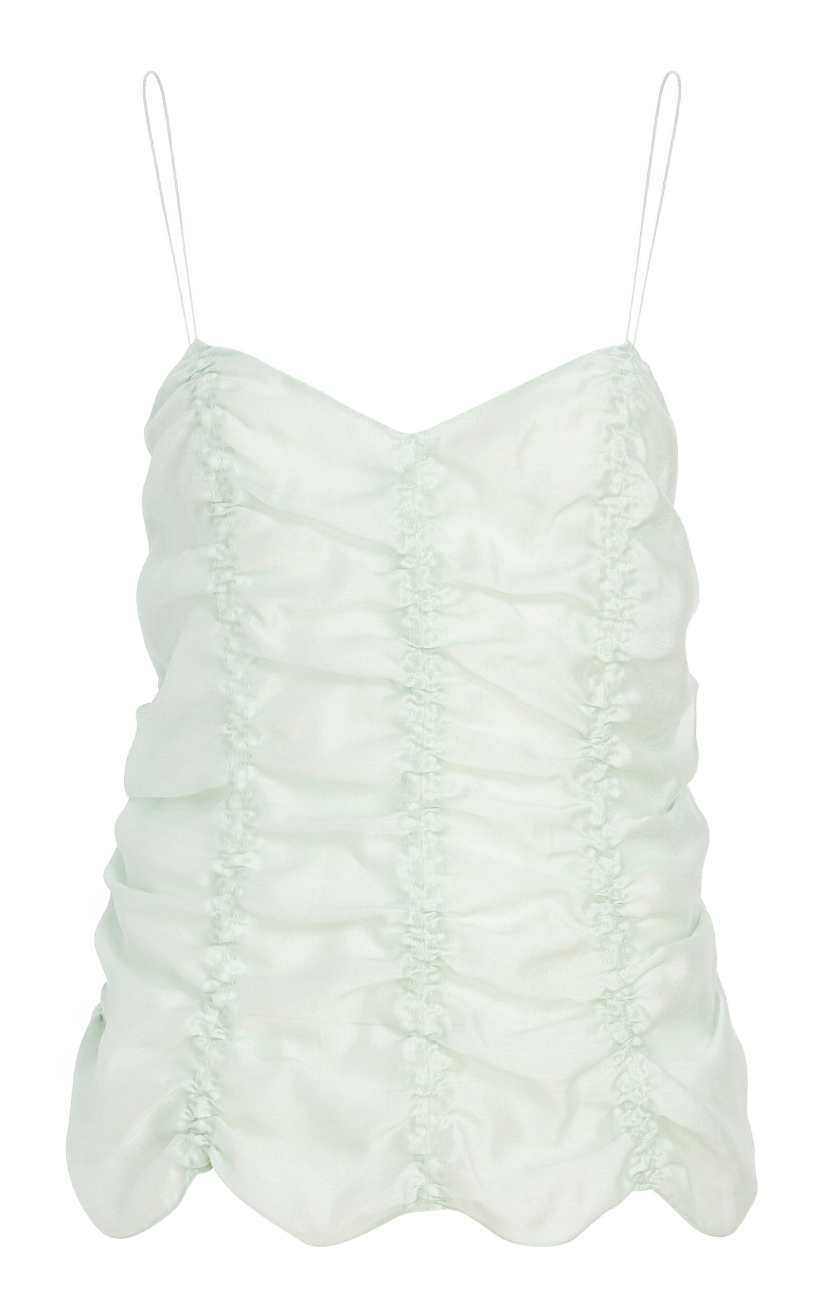 Khaite Inara Ruched Top - Moda Operandi by KHAITE