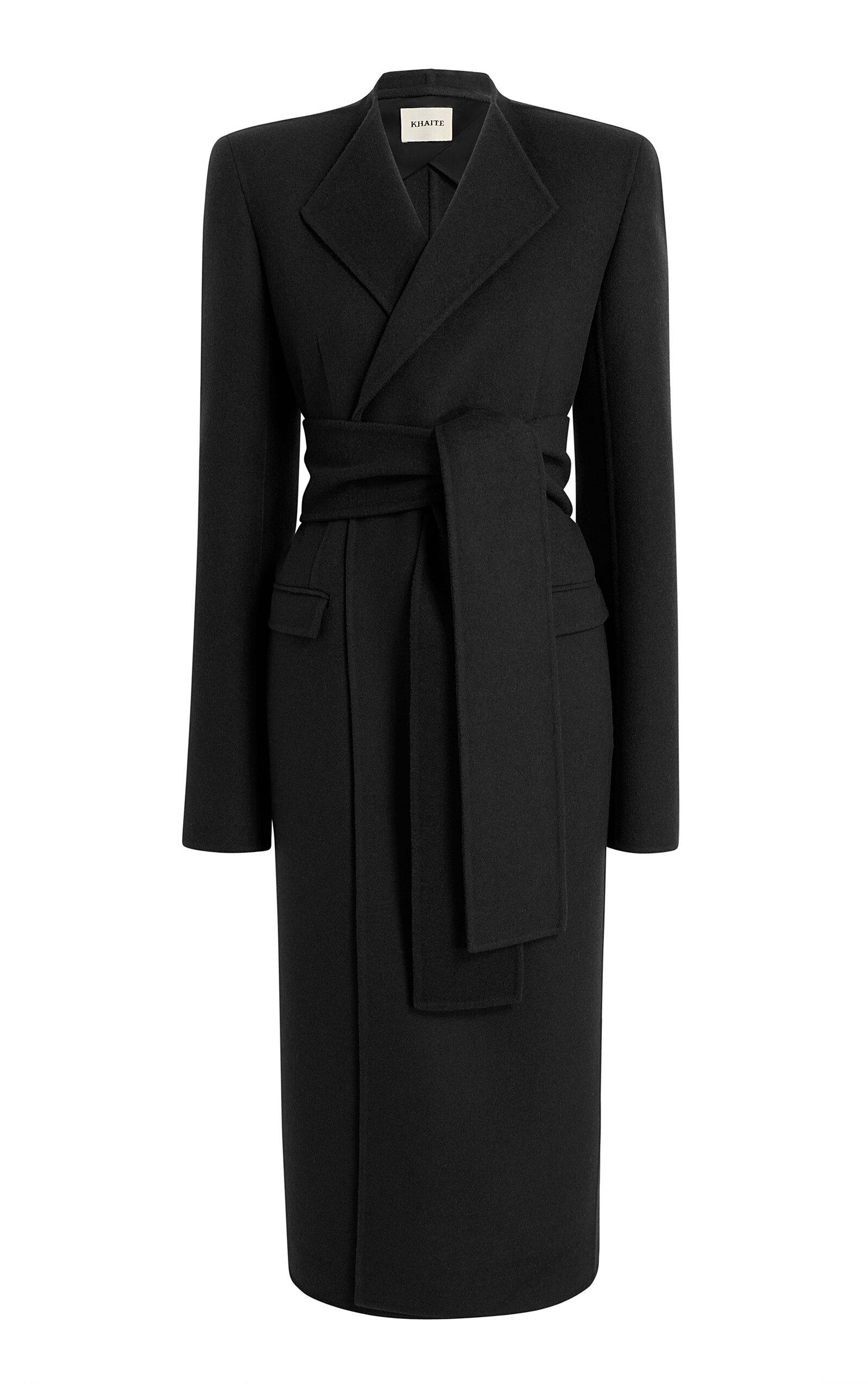 Khaite Jelson Belted Wool Coat - Moda Operandi by KHAITE