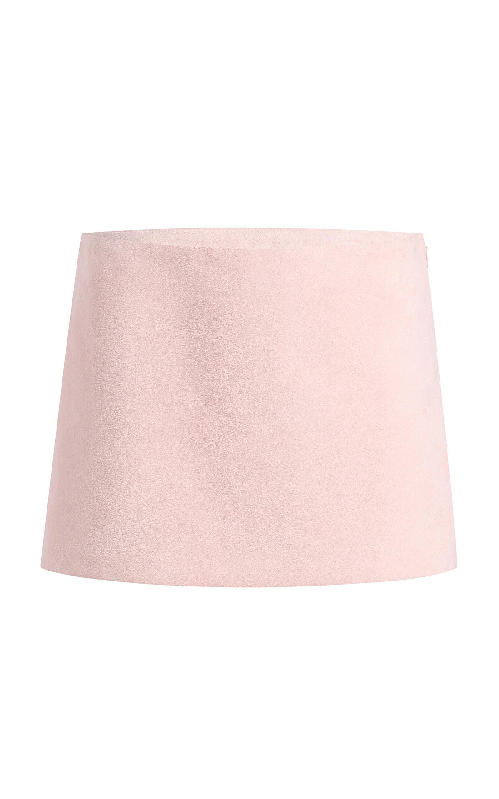 Khaite Jett Suede Mini Skirt - Moda Operandi by KHAITE