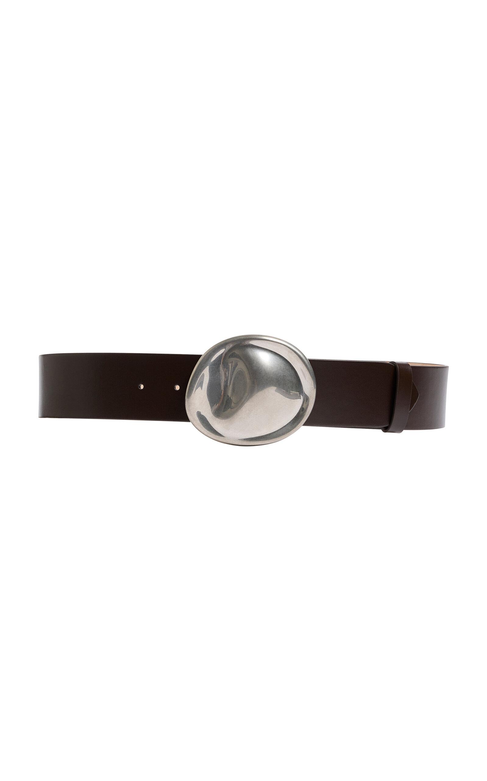 Khaite Keefe Leather Belt - Moda Operandi by KHAITE