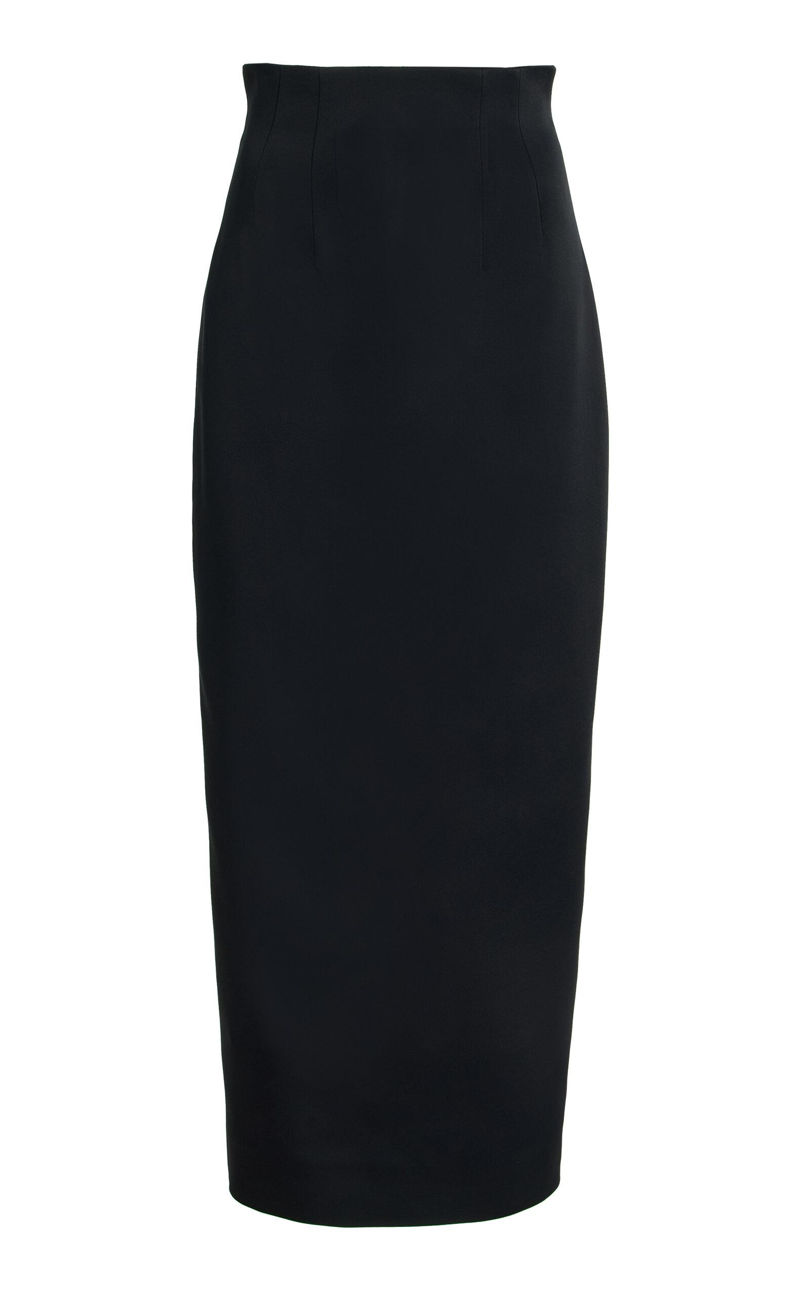 Khaite Loxley Crepe-Satin Maxi Skirt - Moda Operandi by KHAITE