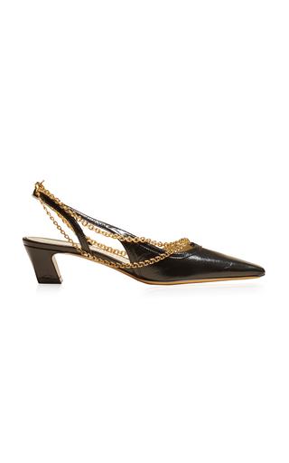Khaite - Marfa Slingback Leather Pumps - Black - - Moda Operandi by KHAITE Khaite - Marfa Slingback Leather Pumps - Black - - Moda Operandi by KHAITE