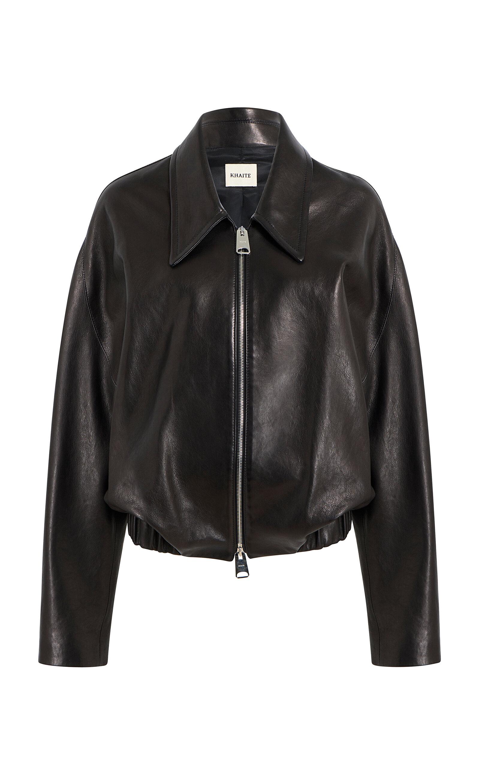 Khaite Odin Leather Jacket -oda Operandi by KHAITE