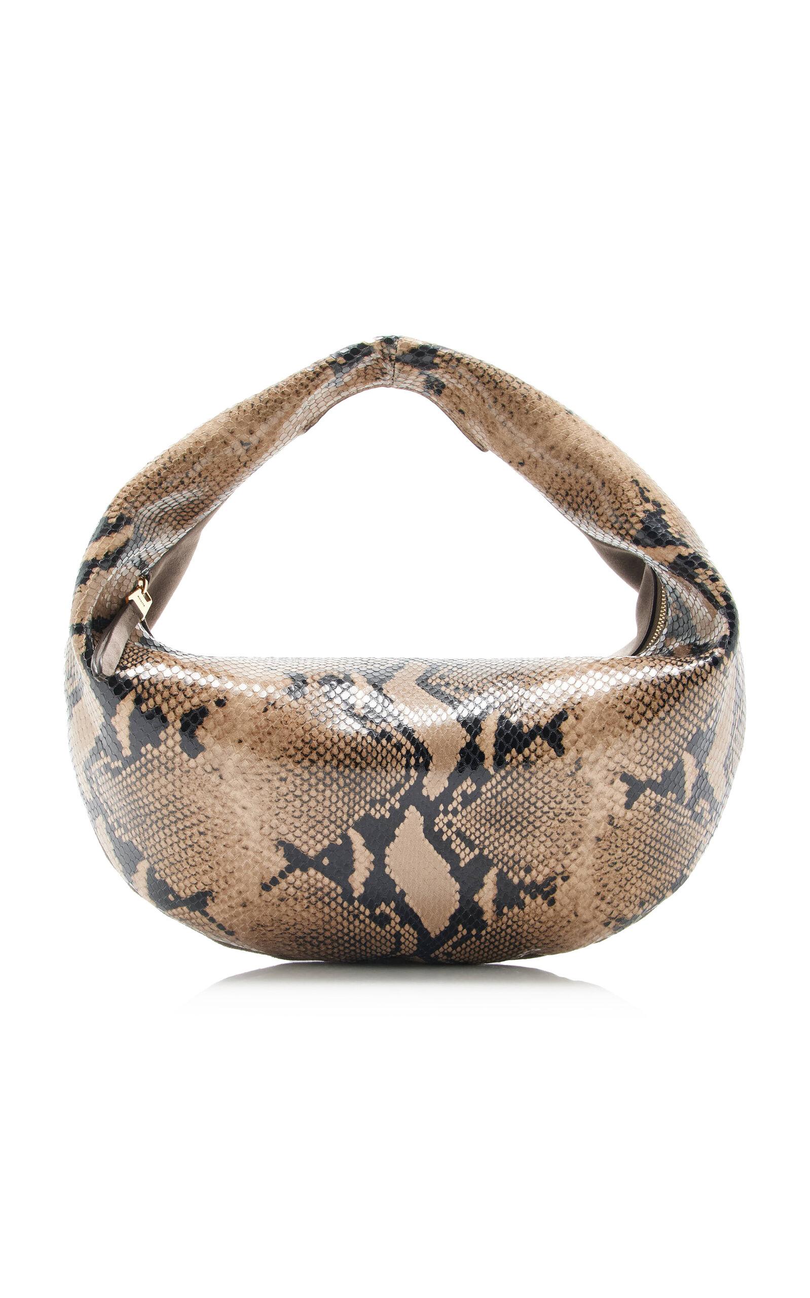 Khaite Olivia Medium Python-Embossed Leather Hobo Bag - Moda Operandi by KHAITE