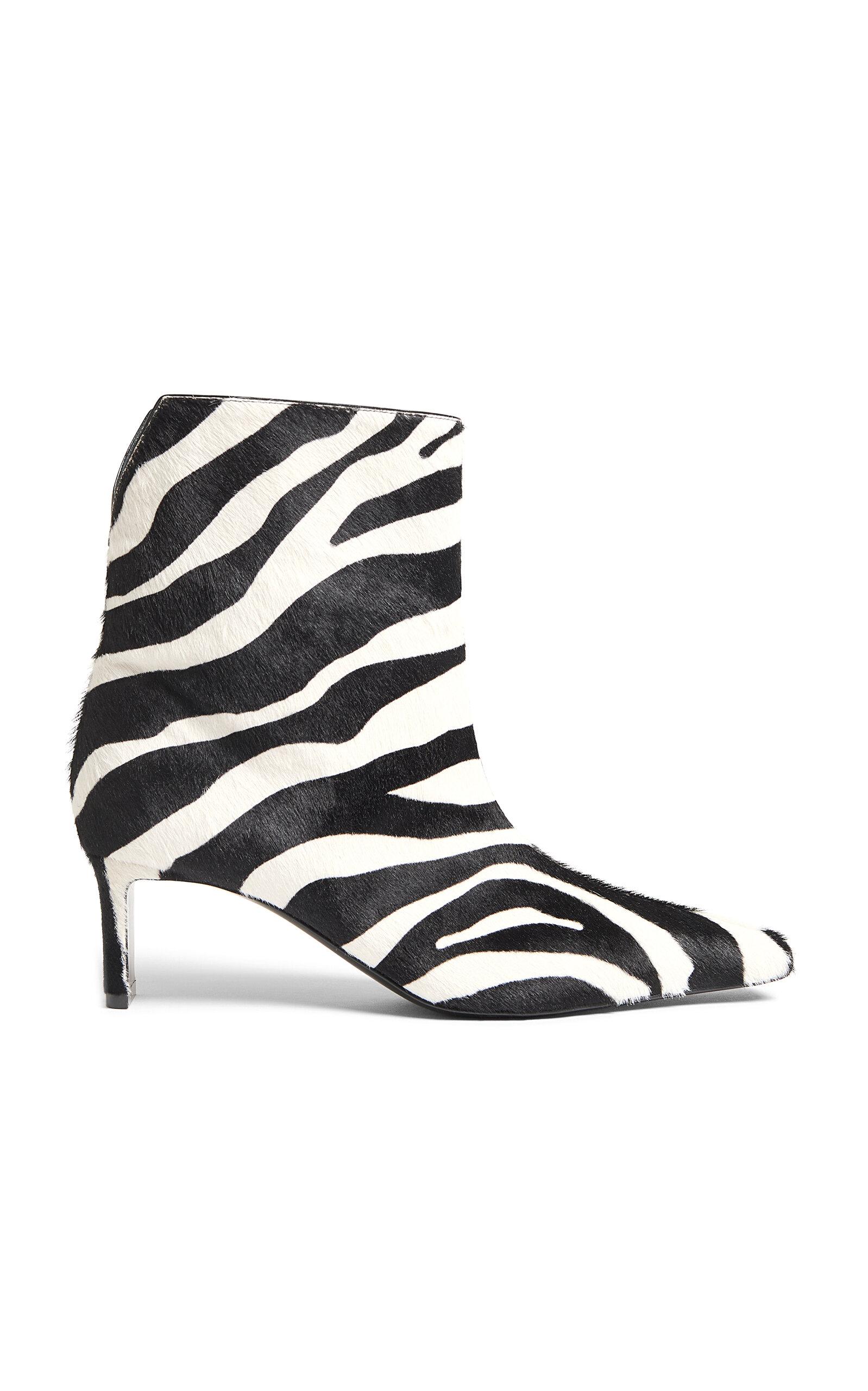 Khaite Ona Calf Hair Ankle Boots - Moda Operandi by KHAITE