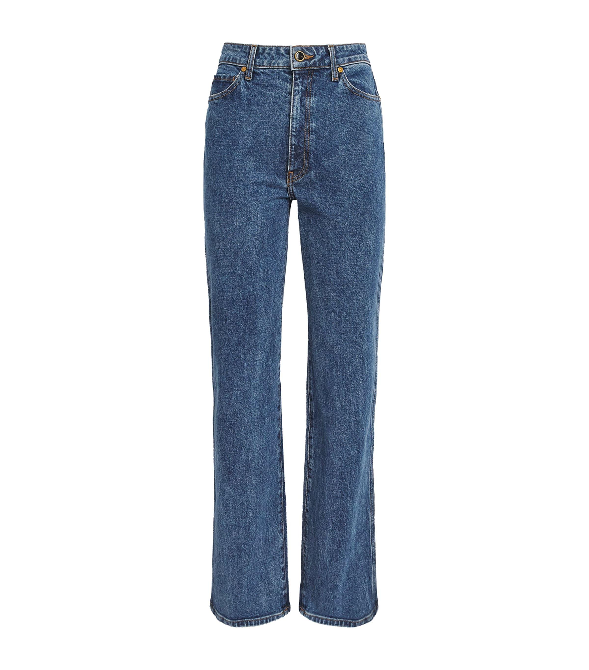 Khaite Stretch-Denim Danielle High-Rise Jeans by KHAITE