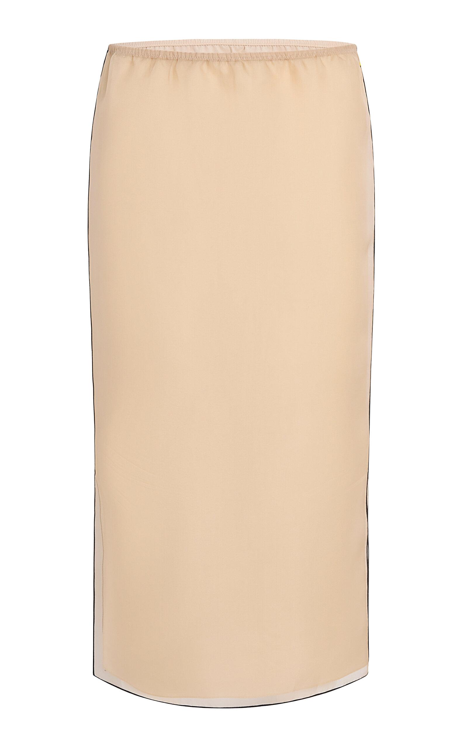Khaite Sydni Silk Organza Midi Skirt - Moda Operandi by KHAITE