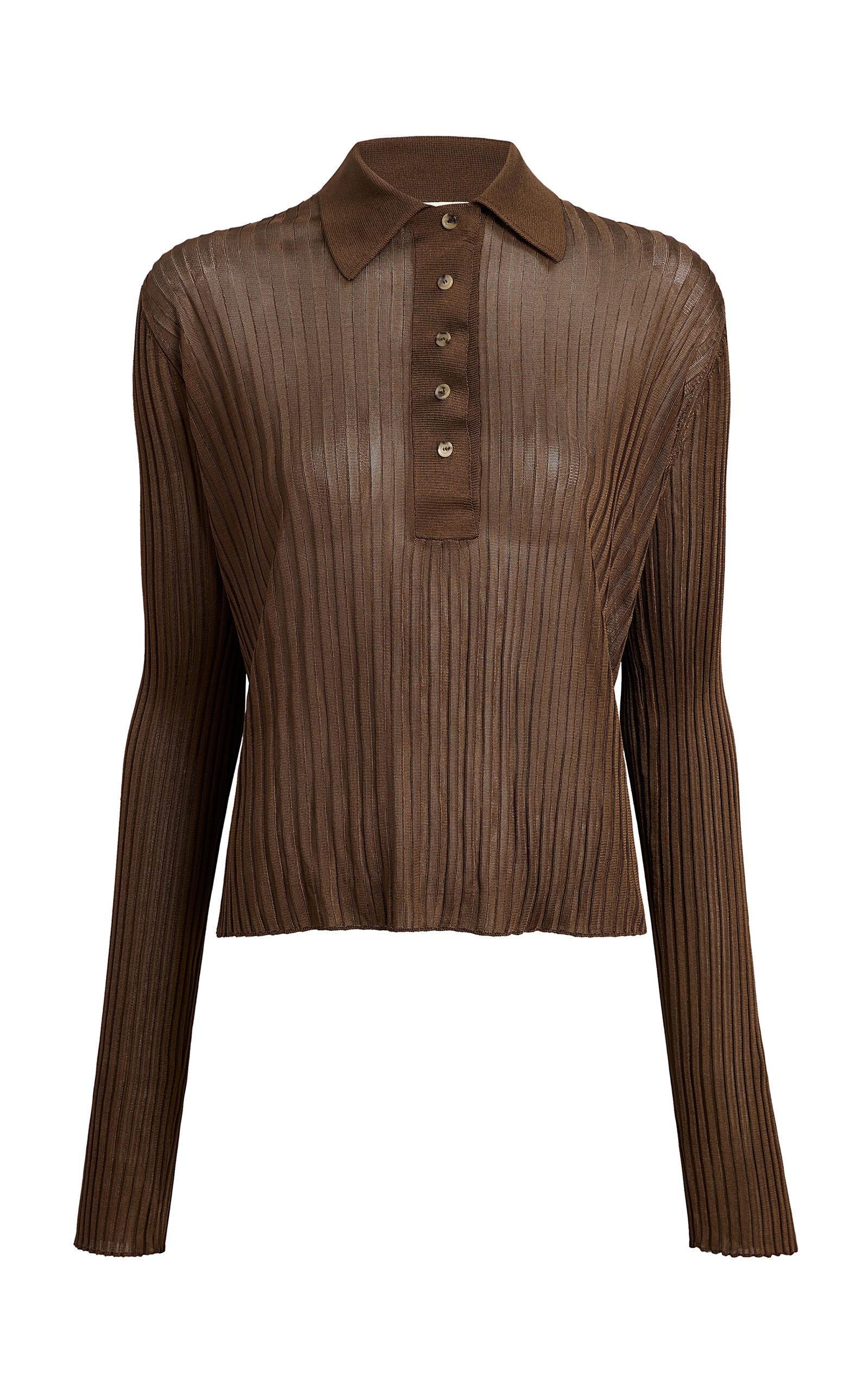 Khaite Vin Ribbed Sheer Top -oda Operandi by KHAITE