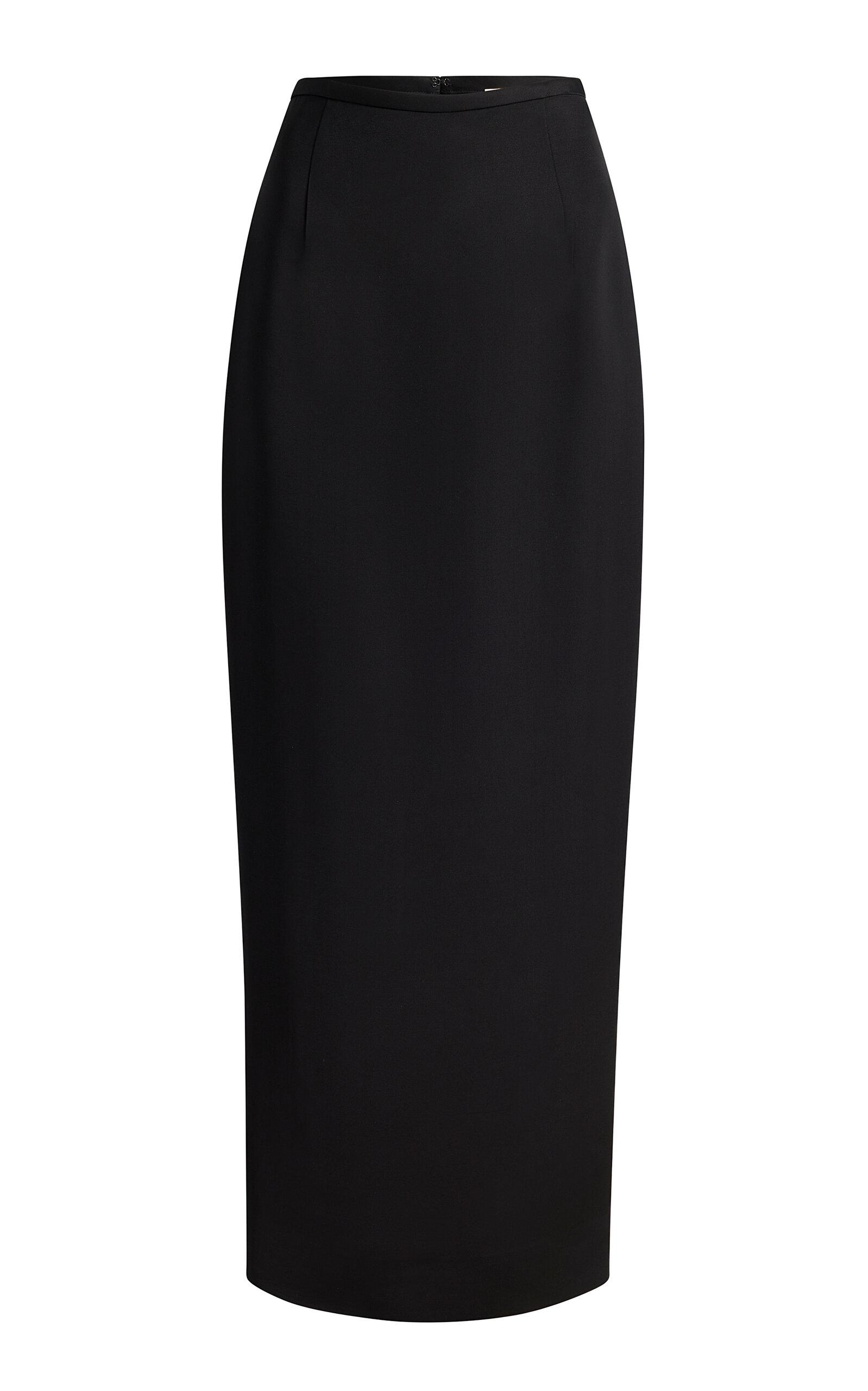 Khaite Winton Satin Midi Skirt - Moda Operandi by KHAITE
