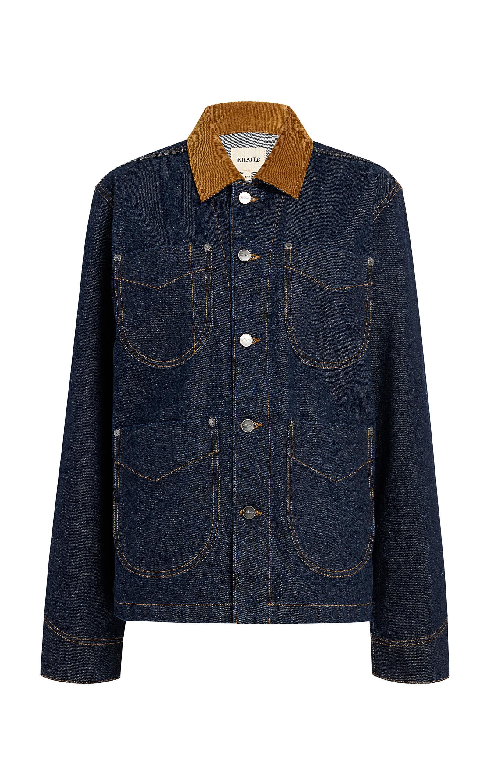 Khaite Wyatt Denim Chore Jacket - Moda Operandi by KHAITE