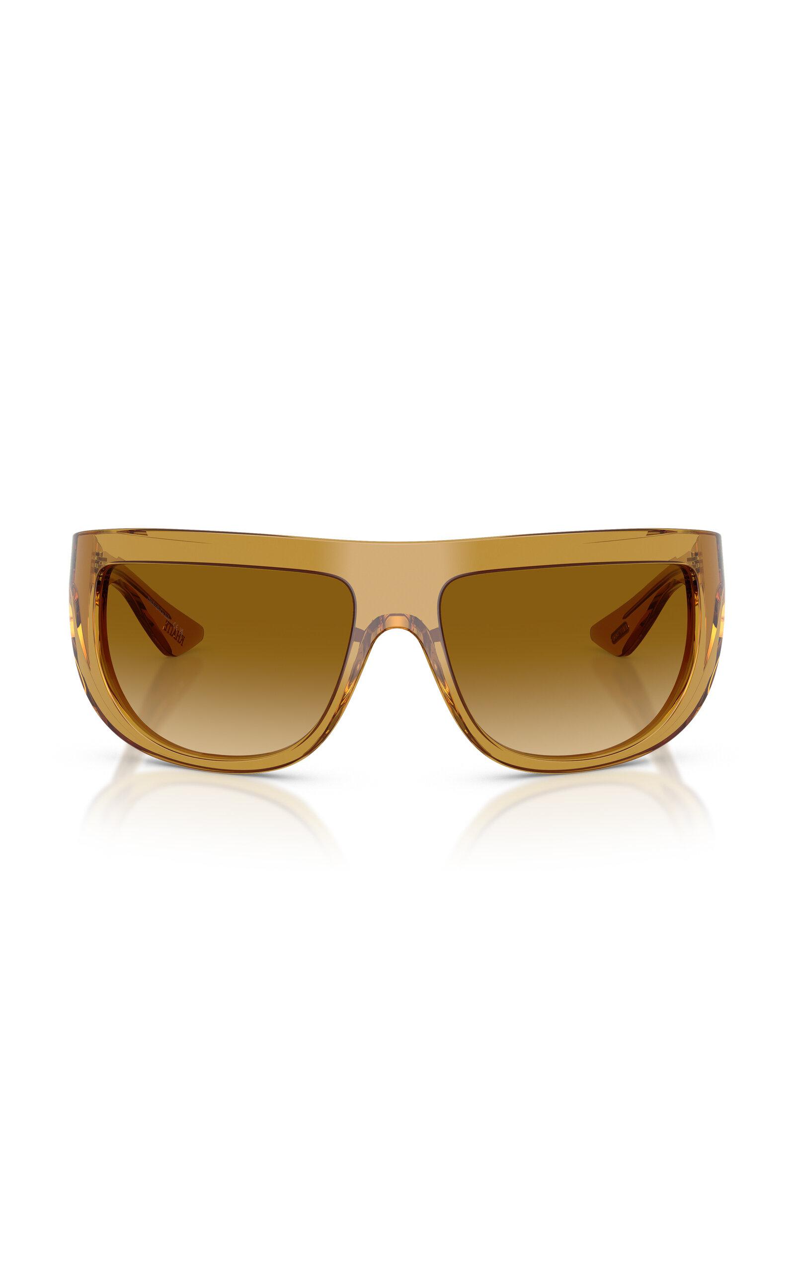 Khaite x Oliver Peoples 1974C Mask-Frame Acetate Sunglasses - Moda Operandi by KHAITE