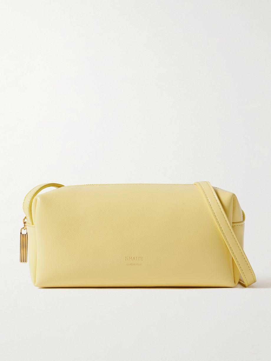 Kye glossed-leather shoulder bag by KHAITE