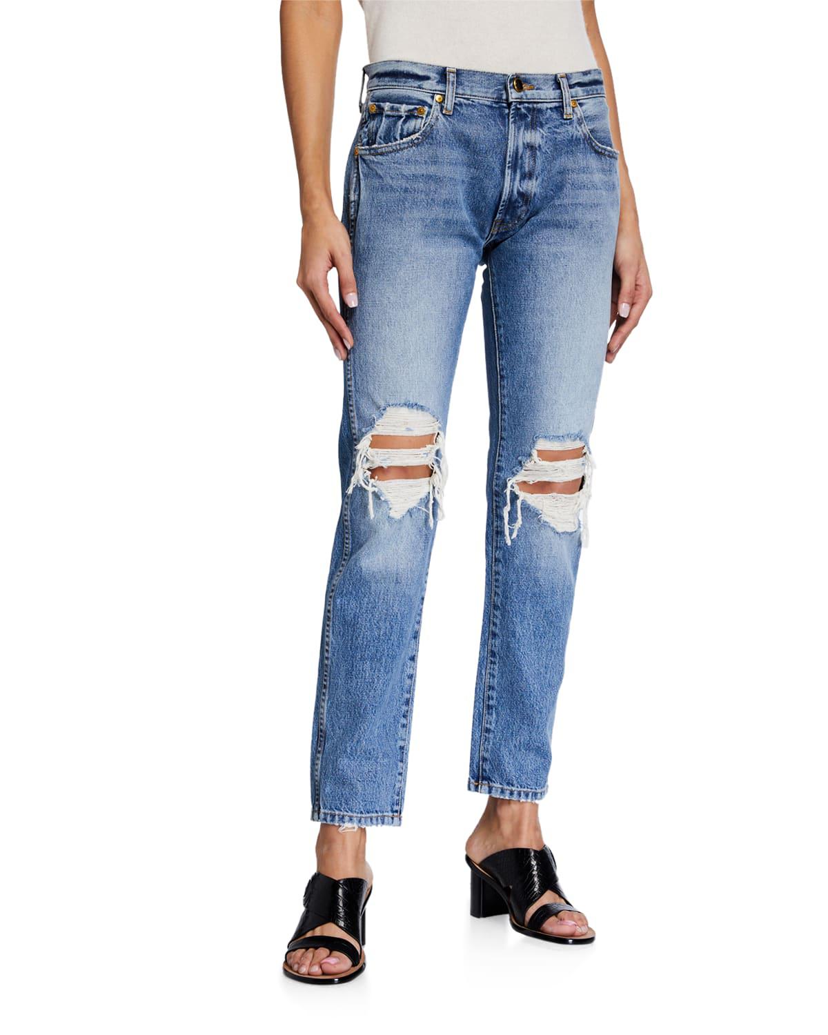 Kyle Relaxed Low-Rise Jeans by KHAITE | jellibeans