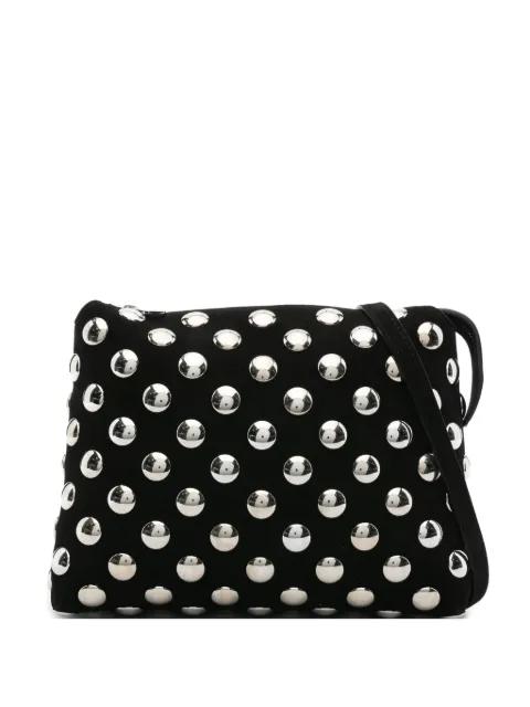 Lina metal-studded clutch bag by KHAITE