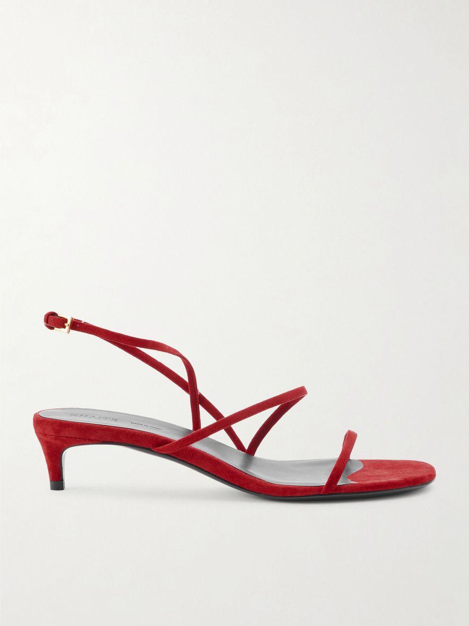 Loop suede sandals by KHAITE