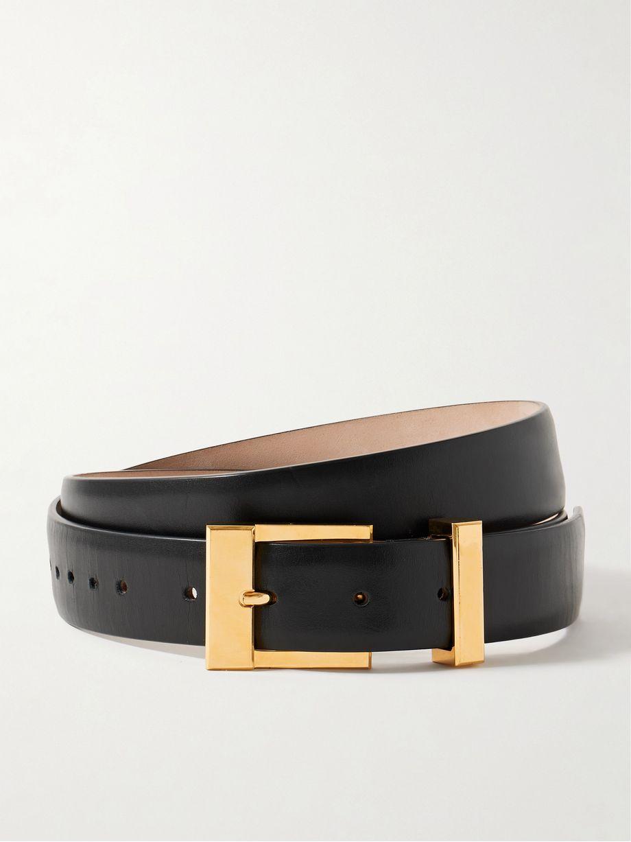 Manhattan leather belt by KHAITE