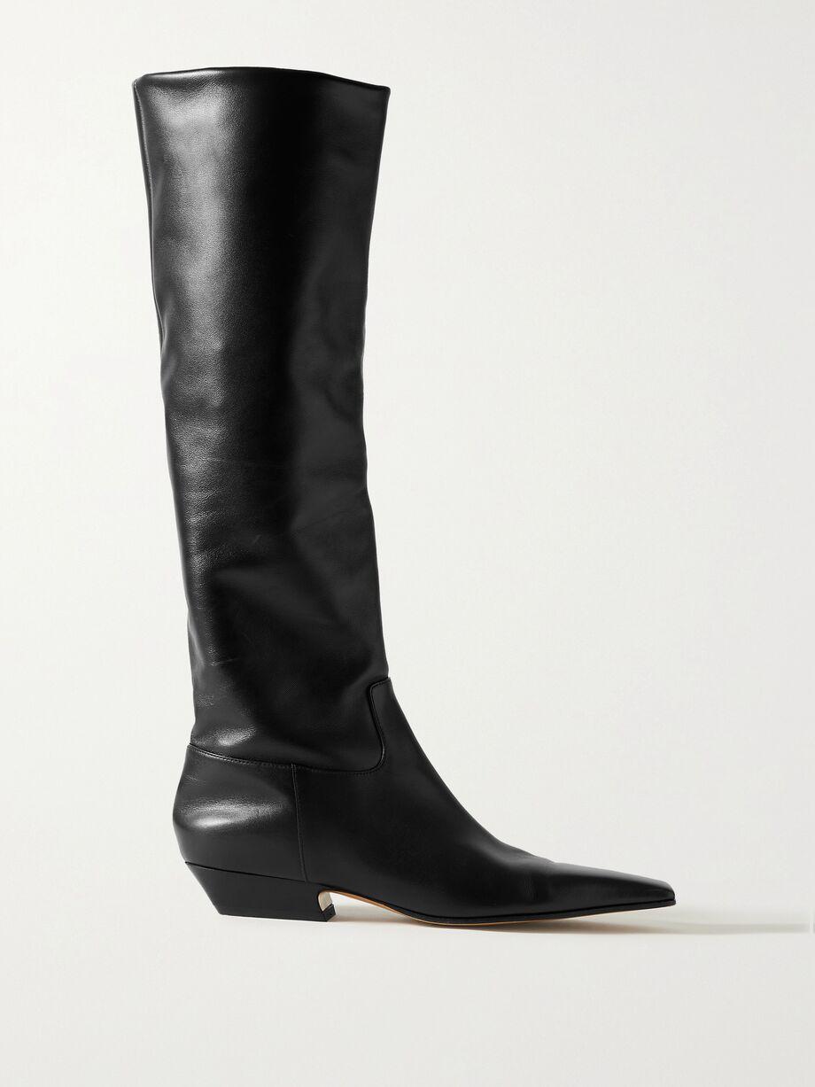 Marfa leather knee boots by KHAITE