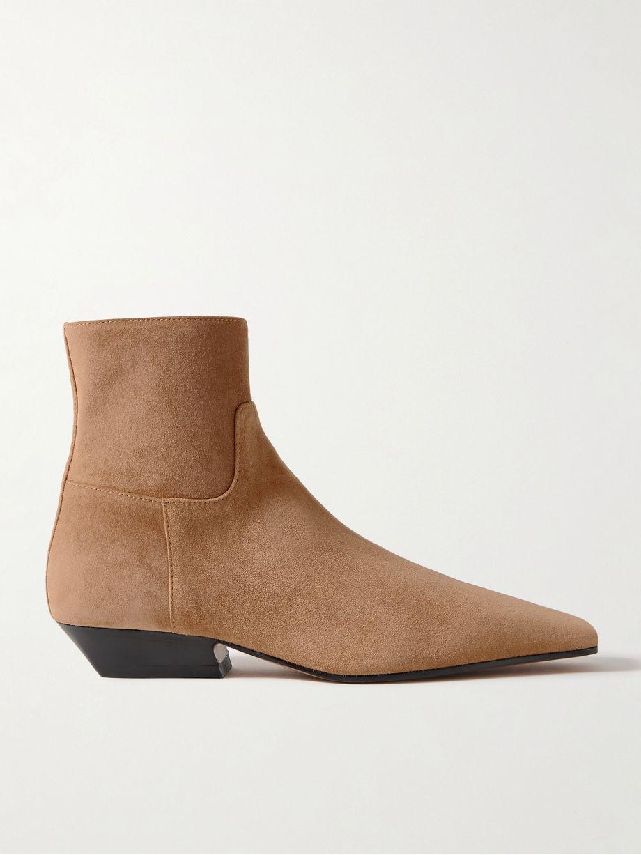 Marfa suede ankle boots by KHAITE