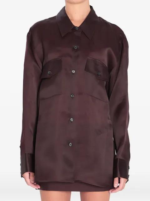 Matteo flap-pocket button-front shirt by KHAITE