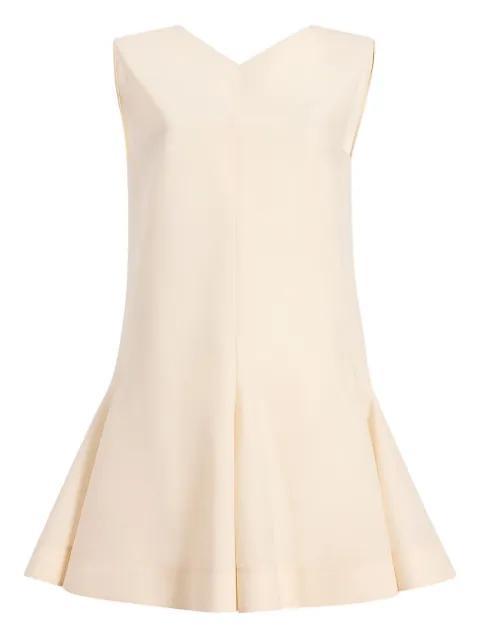 Mel V-neck sleeveless mini dress by KHAITE