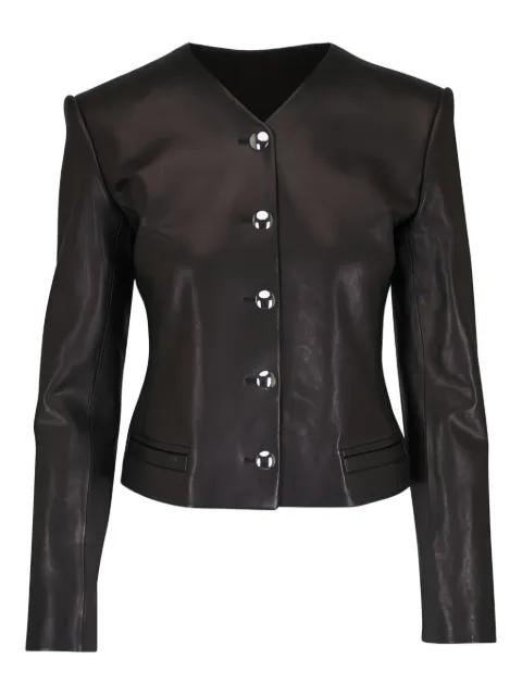Nara leather jacket by KHAITE