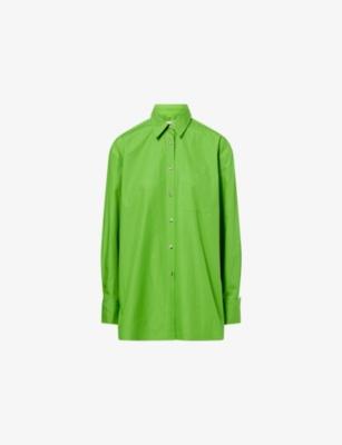 Newton Relaxed Cotton Shirt by KHAITE