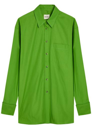 Newton cotton-poplin shirt by KHAITE