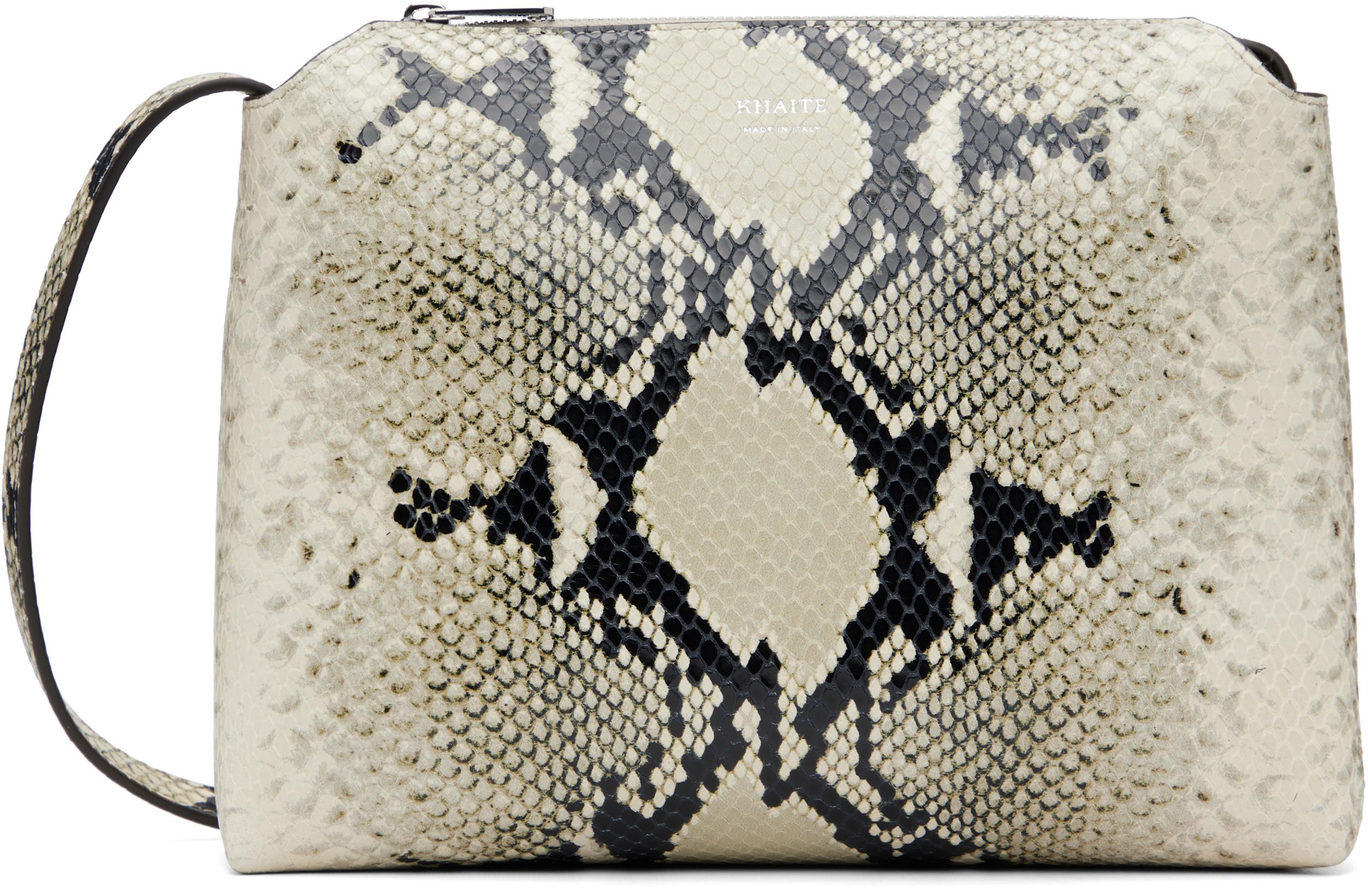Off-White & Black Lina Crossbody Bag by KHAITE