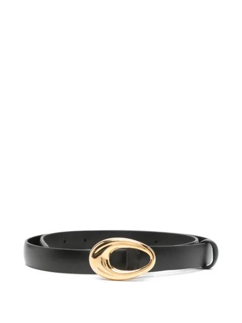 Olivia leather belt by KHAITE