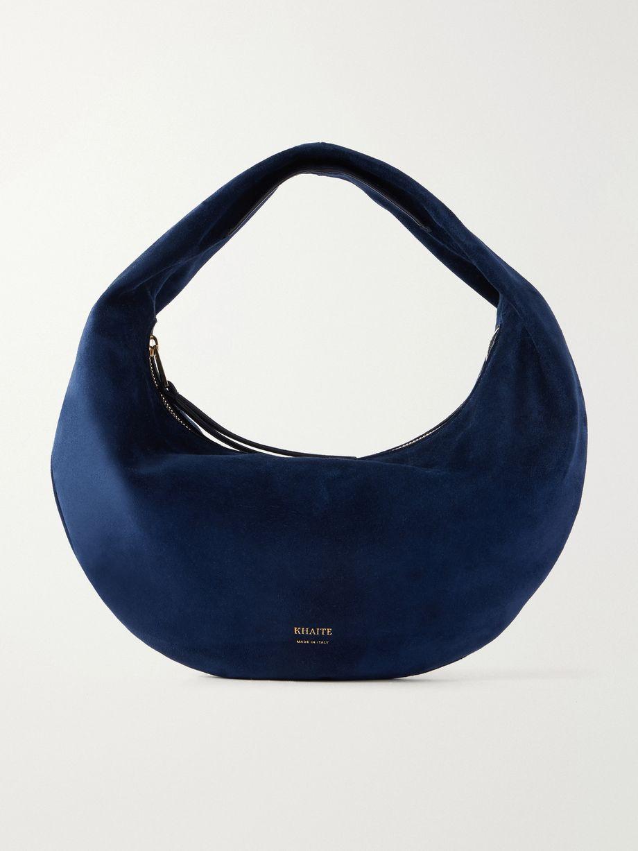 Olivia mini suede shoulder bag by KHAITE