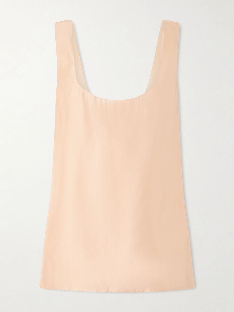Parker satin-twill tank by KHAITE