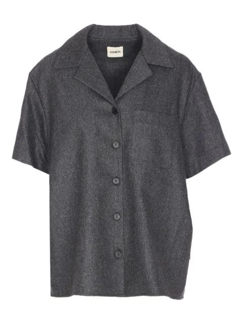 Riordan buttoned short-sleeve shirt by KHAITE