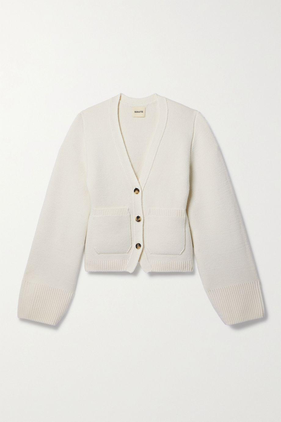 Scarlet cashmere cardigan by KHAITE