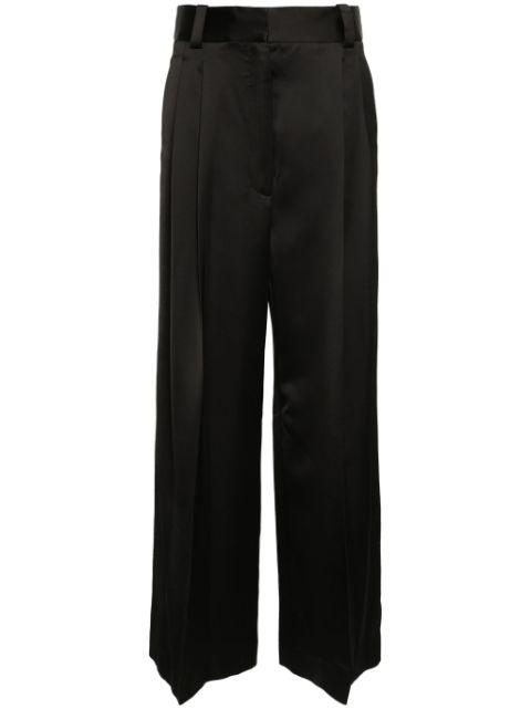 Simone satin trousers by KHAITE