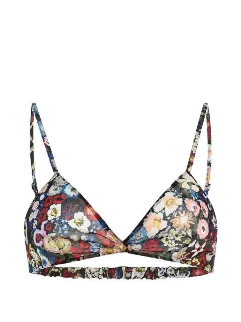 Talita top in black multi by KHAITE
