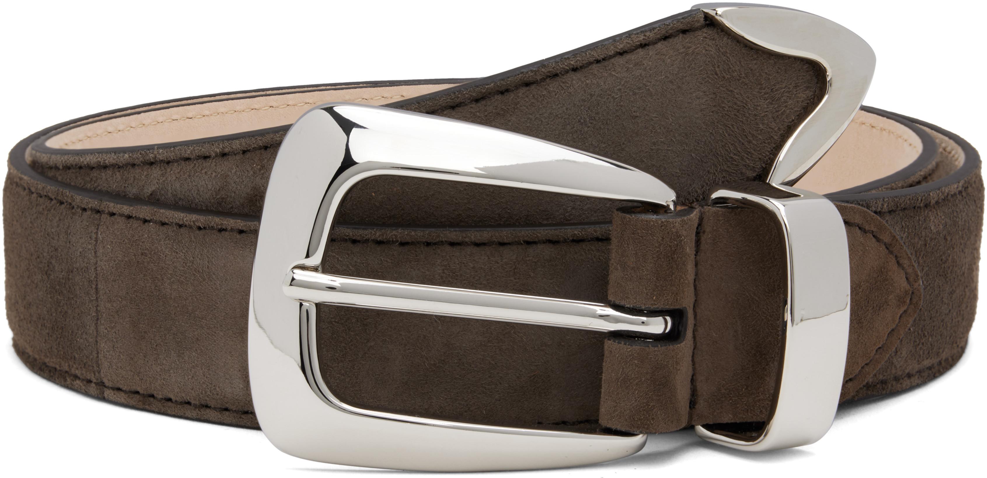 Taupe Benny Belt by KHAITE