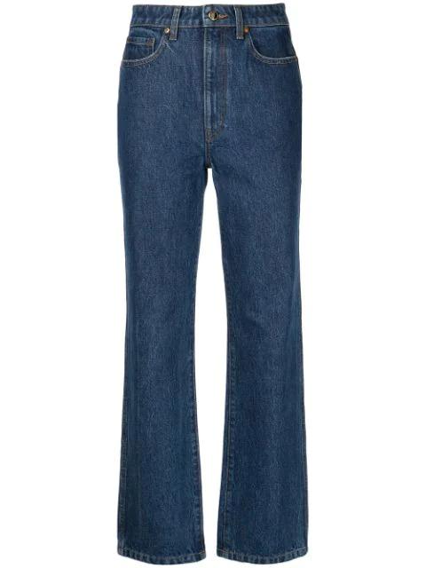The Abigail straight-leg jeans by KHAITE