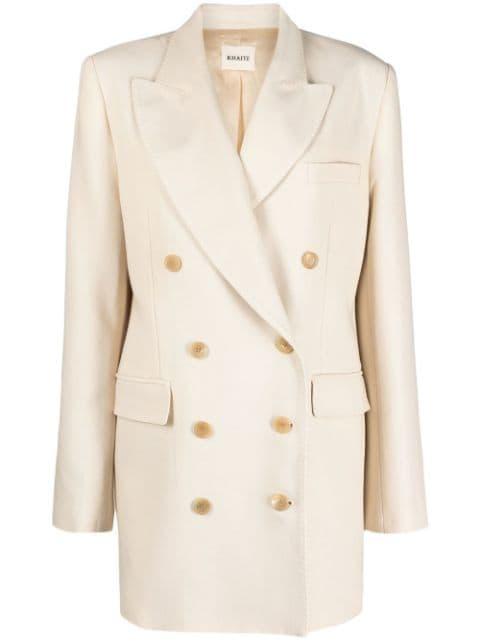 The Balton double-breasted blazer by KHAITE