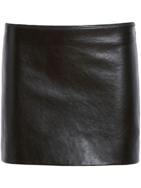 The Jett leather miniskirt by KHAITE
