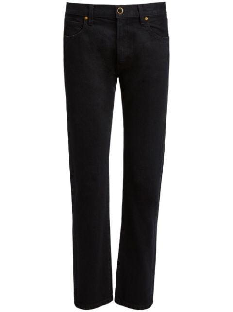 The Kyle straight-leg jeans by KHAITE