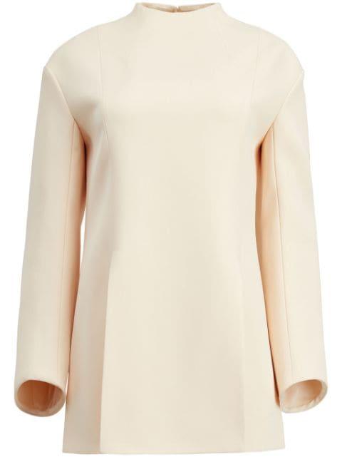 The Mahni slit-detail blouse by KHAITE