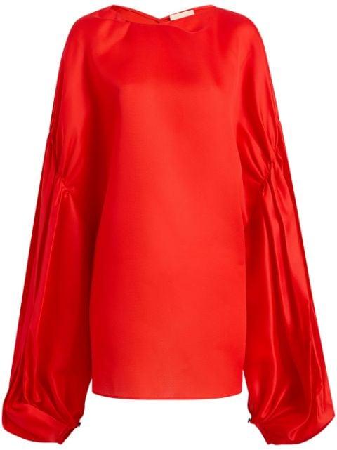 The Quico silk blouse by KHAITE