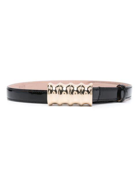 The Small Julius leather belt by KHAITE