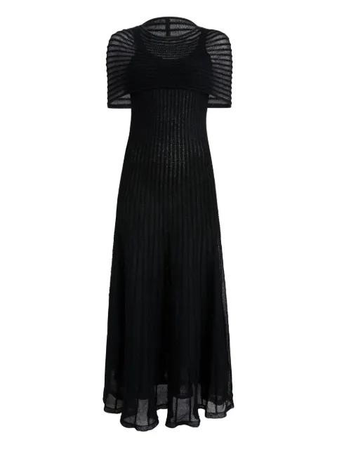 Thora striped dress by KHAITE