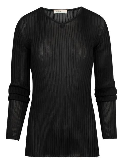 Tia V-neck top by KHAITE