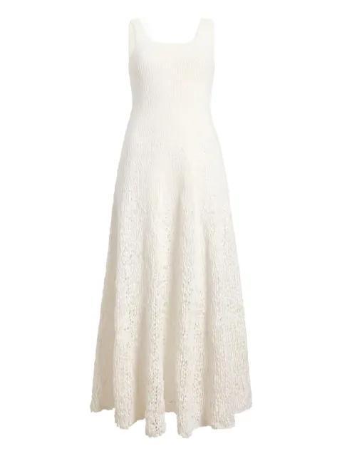 Twigs square-neck dress by KHAITE