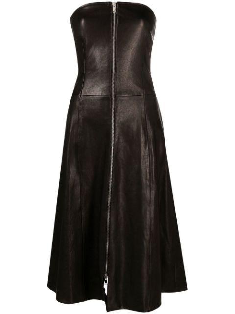 Valerie lambskin dress by KHAITE
