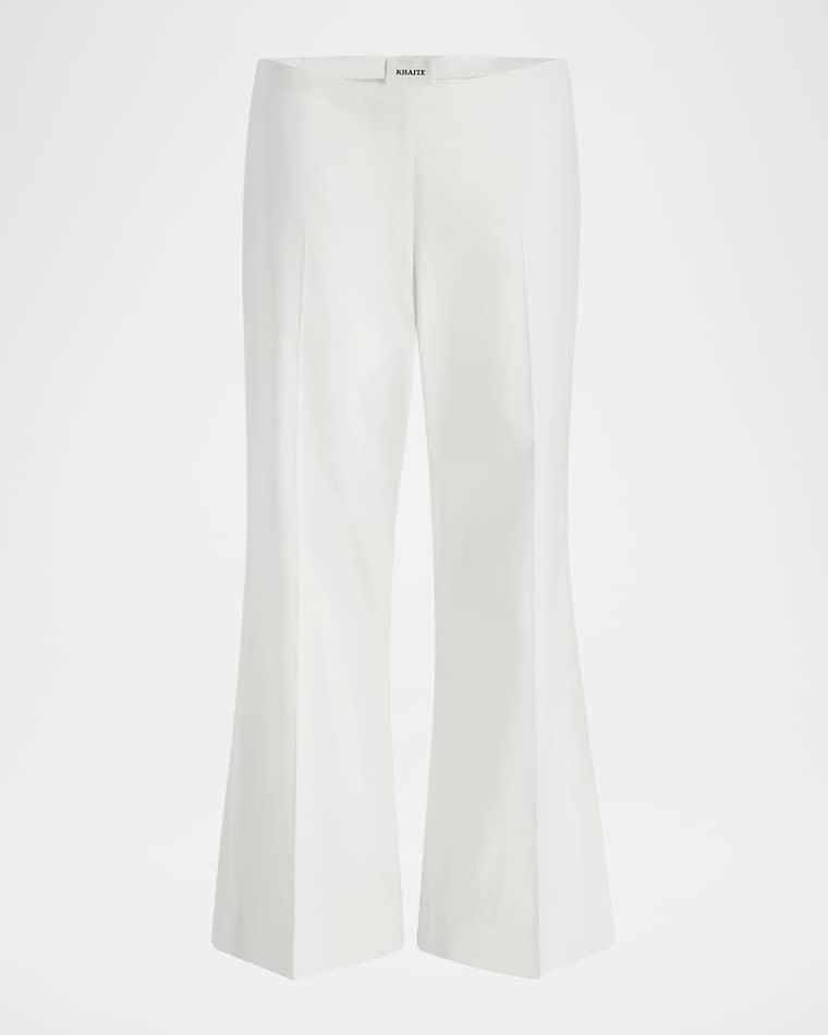 Walter Cropped Flare Pants by KHAITE